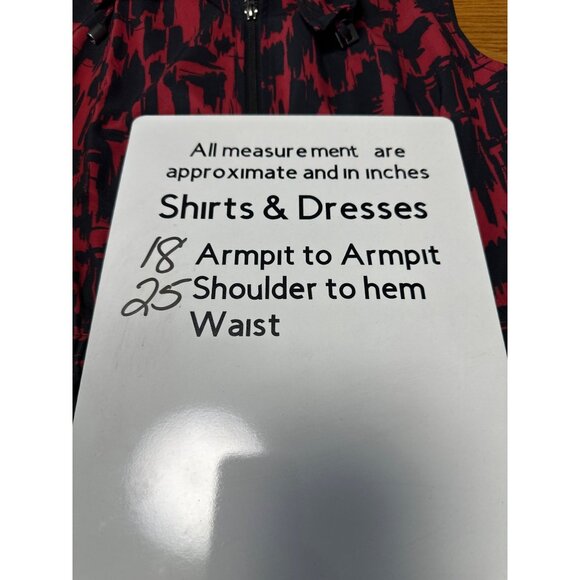 Chicos Weekends Womens Abstract Print Sleeveless Zip-Up Vest Size 1 US M - Picture 8 of 8